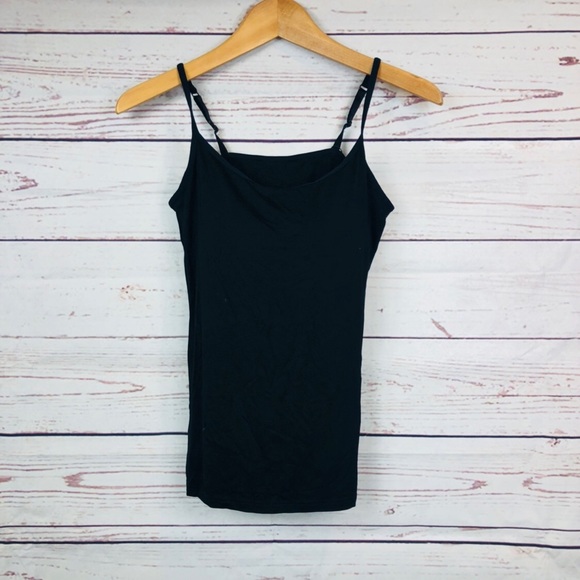 💝ANYFIT🎁 Black Padded Spaghetti Strap Size Large - Picture 1 of 4